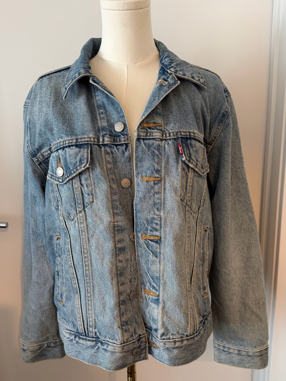 Levi's Washed Blue Denim Trucker Jacket